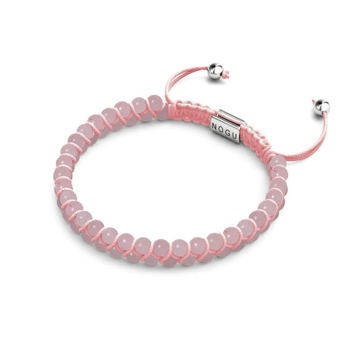 Quartz rose | Argent sterling .925 | Bracelet Vitalité